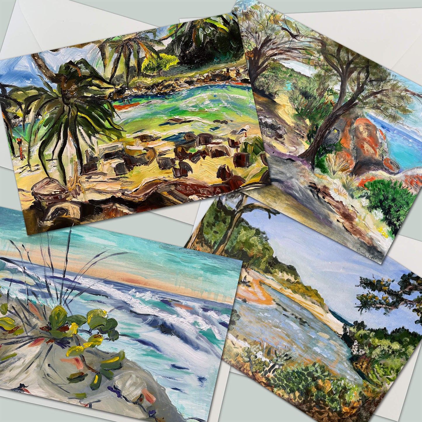 Australian Beaches, Rivers & Creeks - Landscape Greeting Card Pack